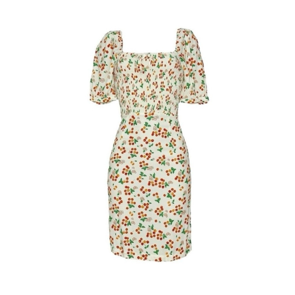 ROUJE PARIS Deborah Dress, Cerise Orange, FR36/US4